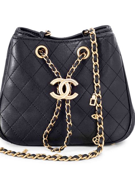 chanel egyptian amulet bag|CHANEL Leather Small Egyptian Amulet Drawstring Bucket Bag .